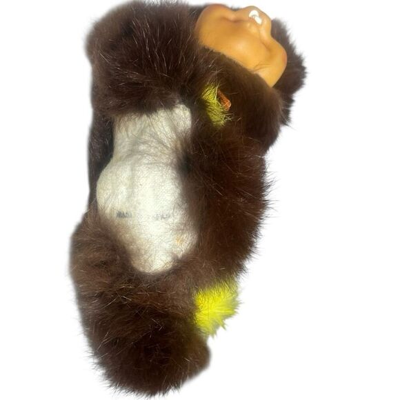 Vintage Rushton Rubber Faced Skunk Hanging Yellow Ornament 1950’s Rare Toy Anima - Picture 9 of 12